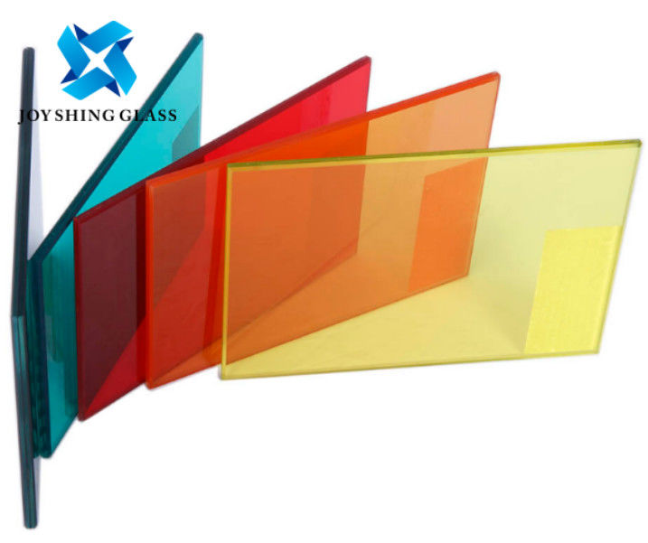 Kính mạ màu 0.76mm Ocean Blue PVB Laminated Safety Glass