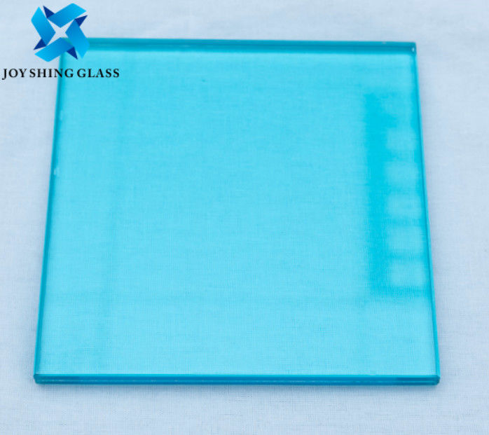 Kính mạ màu 0.76mm Ocean Blue PVB Laminated Safety Glass