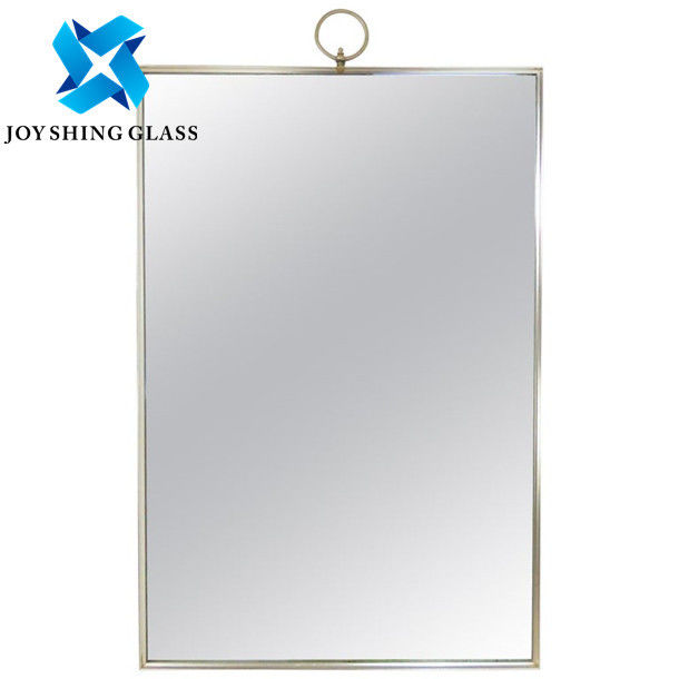 Gương có chiều dài đầy đủ khung kim loại 5 mm, Gương đứng hình chữ nhật miễn phí cho phòng khách