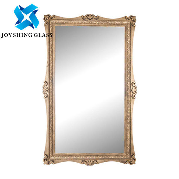 Gương có chiều dài đầy đủ khung kim loại 5 mm, Gương đứng hình chữ nhật miễn phí cho phòng khách