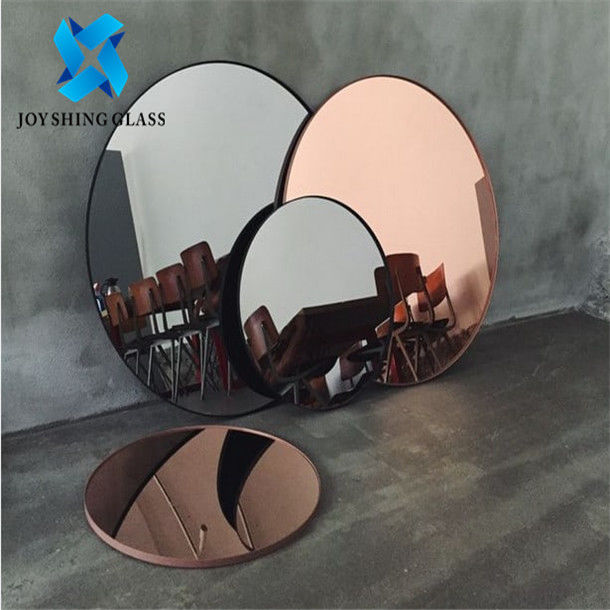 Tường kính gương màu 2 mm đến 8 mm Kích thước tùy chỉnh Hình dạng Màu sắc