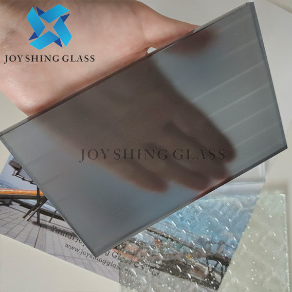 Kính khắc axit xám 3 mm đến 19mm cho vách ngăn kính trang trí