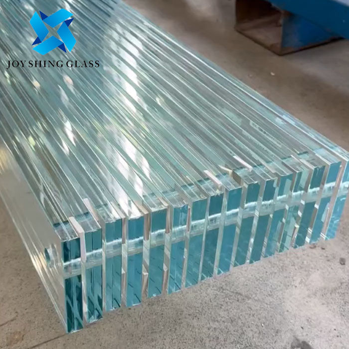 8mm không màu thủy tinh laminated tempered với 0,38mm Ultra Clear PVB phim