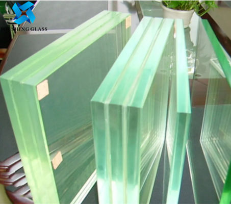 Lớp kính mạ sợi gấp đôi 30mm Silk Screen Glass tempered For Railing