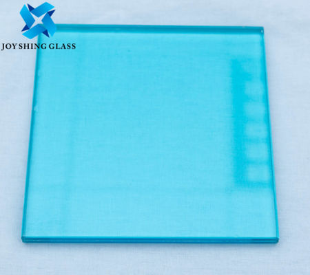 Kính mạ màu 0.76mm Ocean Blue PVB Laminated Safety Glass