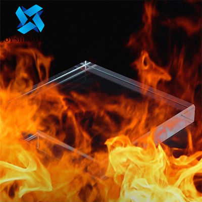 Tấm kính cường lực chống cháy Borosilicate cho tòa nhà / nội thất