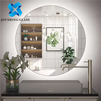 Gương phòng tắm LED hình tròn không thấm nước Kích thước tùy chỉnh được chiếu sáng tròn