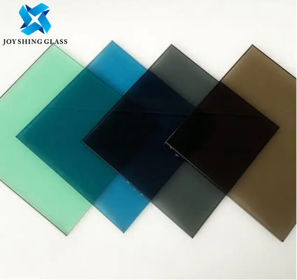 Kính nổi màu phản quang Đồng xanh đậm Xanh xám Xám Euro để trang trí