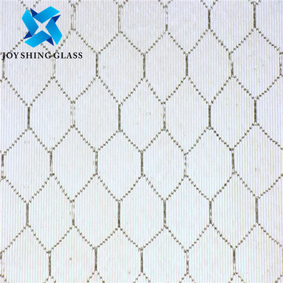 Kính nổi nhiều lớp bằng lưới kim loại 1mm-19mm Cách âm chống tia cực tím