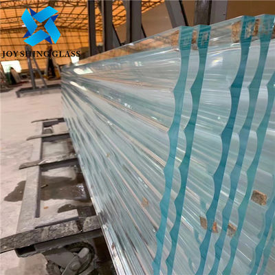 Kính có hoa văn trong suốt 6 mm 8 mm, Kính có rãnh cường lực