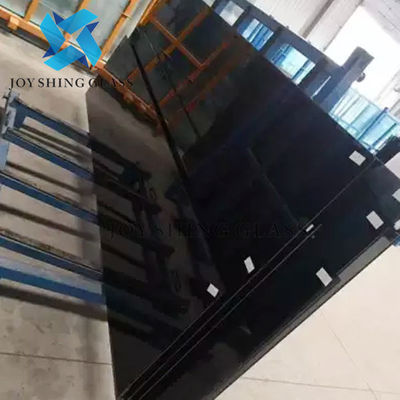 Kính nhiều lớp màu đen 8 mm Kính cường lực cách âm PVB