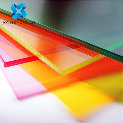 8 + 8mm Đỏ kính mạ 0,76mm PVB Interlayer kính mạ