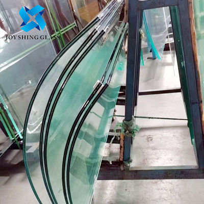 Low Iron Curved Tempered Laminated Glass cho thang máy