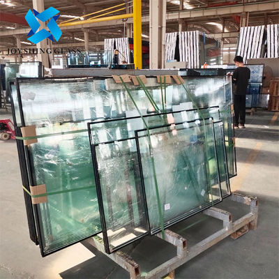 Green Tinted nhiệt cách nhiệt kính Low-E Double Glass Custom