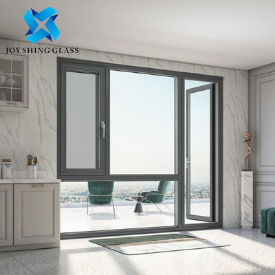 UPVC Casement Windows With Mesh 60 Series UPVC Window