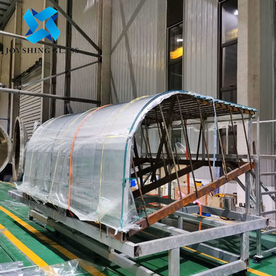Ultra Clear Curved SGP Laminated Glass cho Trần Đèn